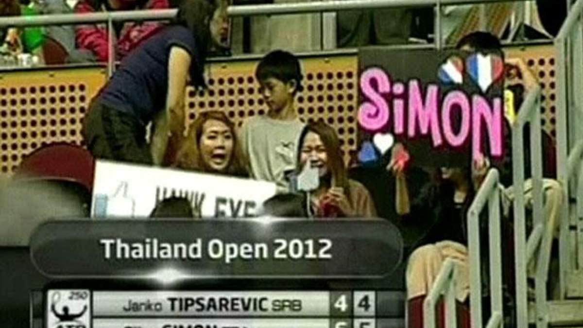 У фіналі тенісних змагань Thailand Open зіграють французи Сімон і Гаске