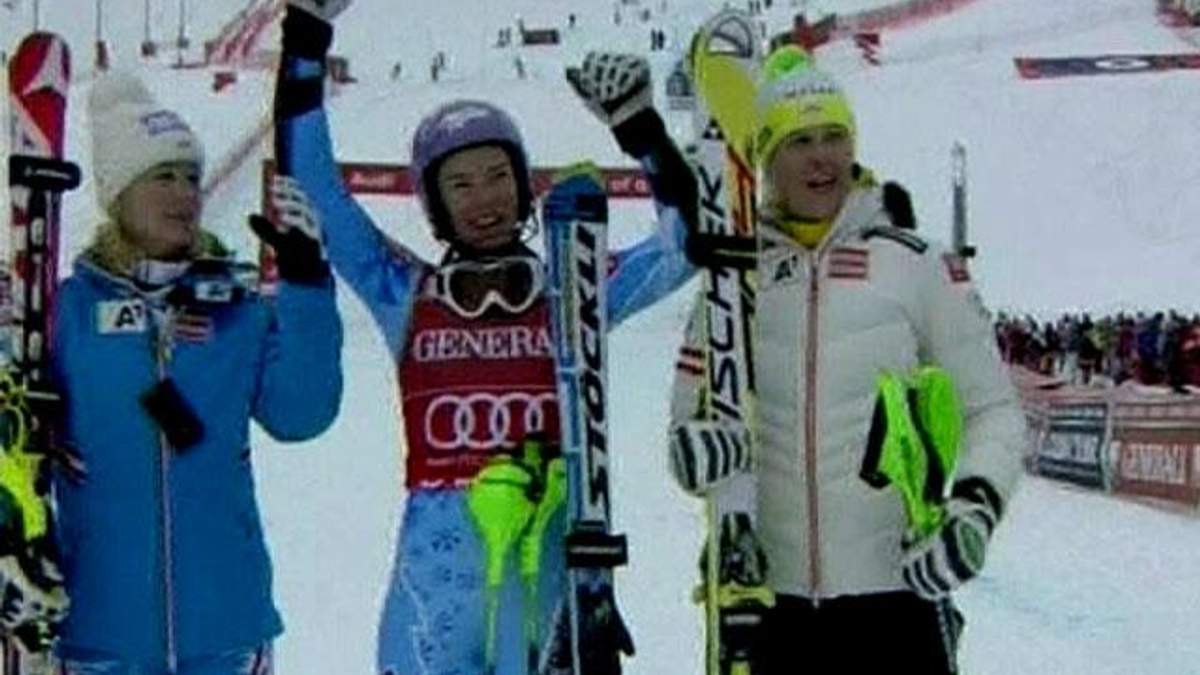 Тина Мазе получила уже 8 победу в текущем горнолыжном сезоне
