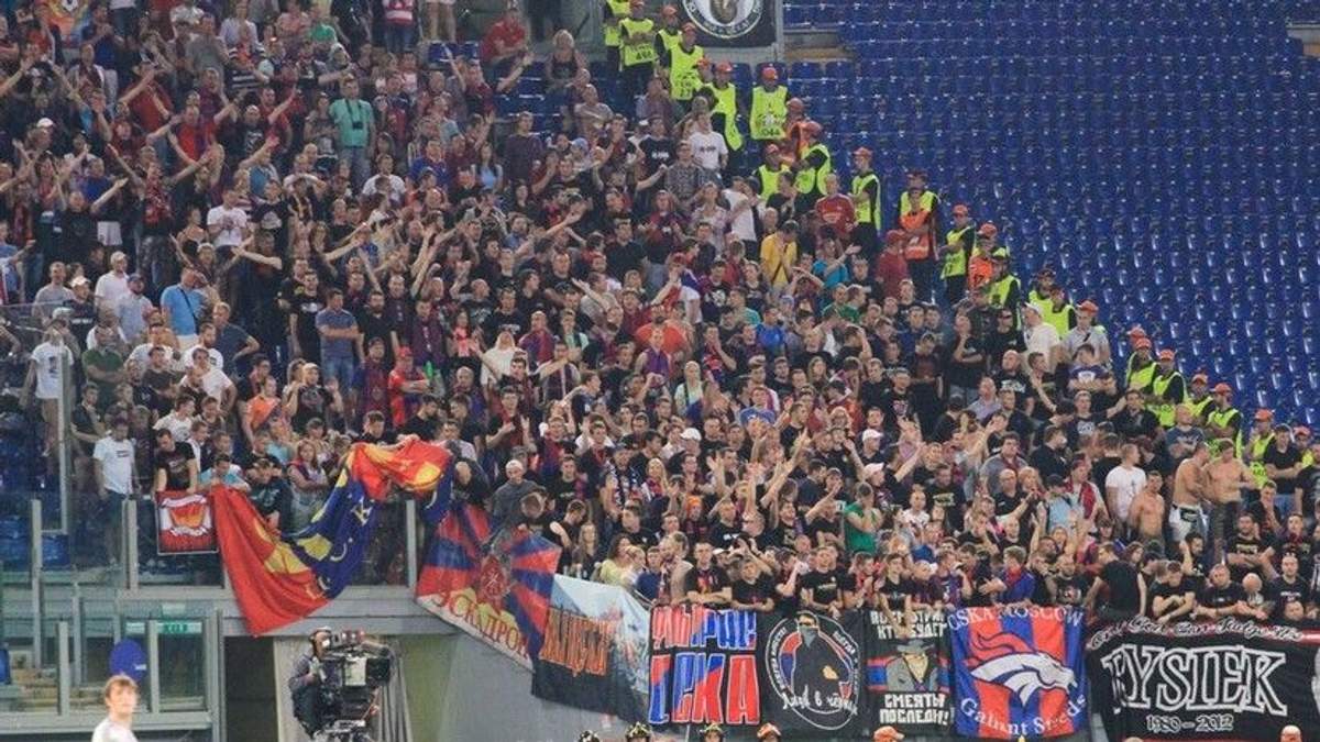 УЕФА открыла дело из-за столкновений российских фанатов ЦСКА в Риме