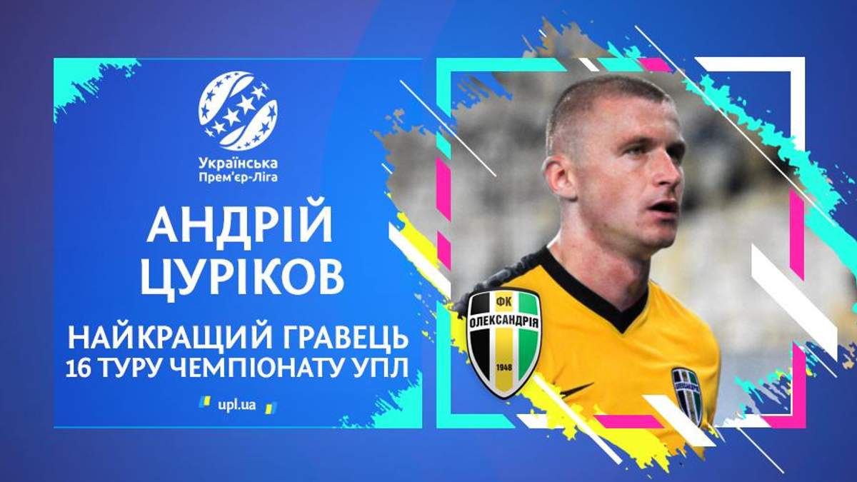 Тренер та футболіст "Олександрії" визнані найкращими у 16 турі УПЛ