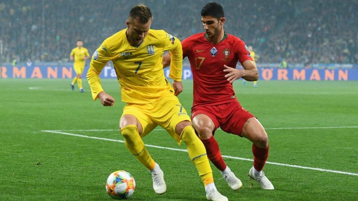 Хитрий фінт Ярмоленка в матчі з португальцями став найкращим за версією УЄФА: відео