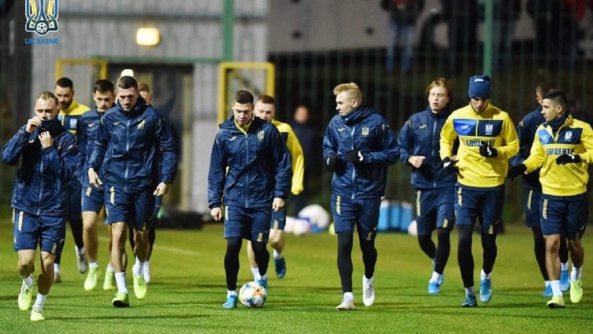 Збірна України провела перше тренування перед матчем з Естонією: УЄФА знімає сюжет про команду