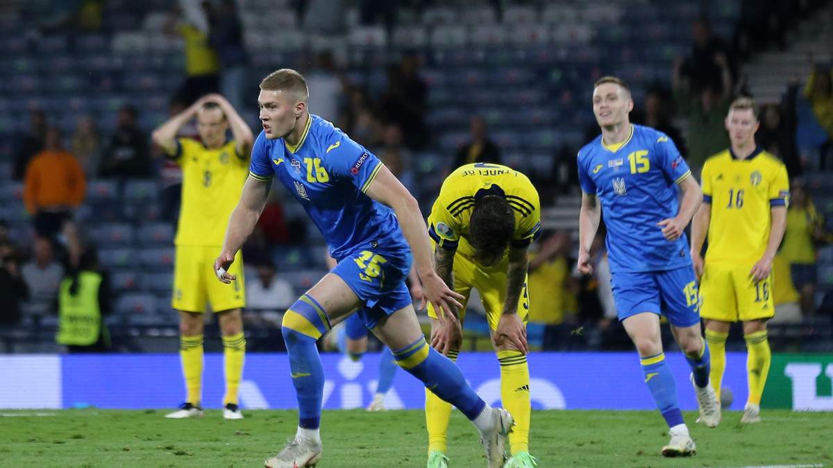 Швеция - Украина - результат, счет матча Евро 2020