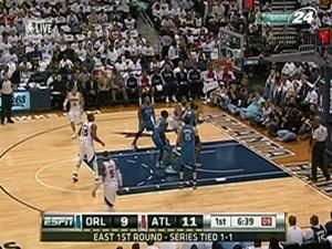 "Атланта" захватила инициативу в противостоянии с "Орландо" "Атланта" захватила инициативу в противостоянии с "Орландо"