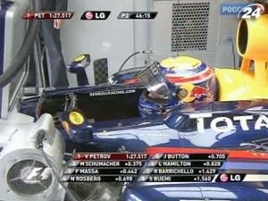 Себастьян Феттель розбив болід на першій практиці Себастьян Феттель розбив болід на першій практиці