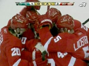 "Детройт" выиграл у "Сан-Хосе" третий матч подряд