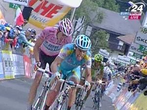 Контадор увеличил собственное преимущество в генеральной классификации Контадор увеличил собственное преимущество в генеральной классификации