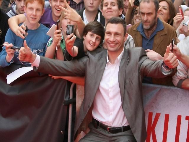 Кличко на премьере "Кличко" Кличко на премьере "Кличко"