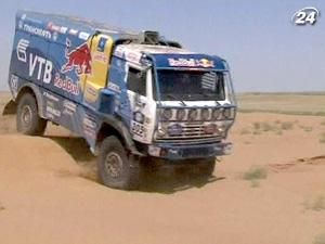 Лідери Кабіров та Холовчик скинули оберти на 6-му етапі ралі-рейду Лідери Кабіров та Холовчик скинули оберти на 6-му етапі ралі-рейду