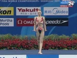 Лолита Ананасова заняла шестое место в синхронном плавании