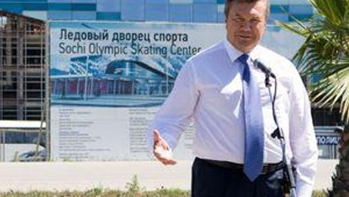 Янукович хочет перенять опыт России по подготовке к Зимней олимпиаде