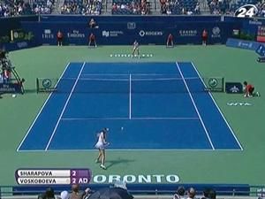 Марія Шарапова несподівано поступилася Галині Воскобоєвій Марія Шарапова несподівано поступилася Галині Воскобоєвій