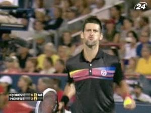 Новак Джоковіч за 73 хвилини проковтнув Гаеля Монфіса Новак Джоковіч за 73 хвилини проковтнув Гаеля Монфіса