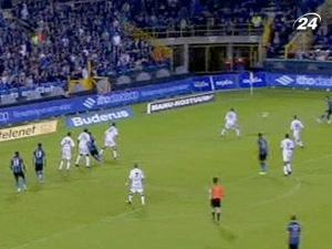 "Брюгге" возглавило турнирную таблицу Jupiler League