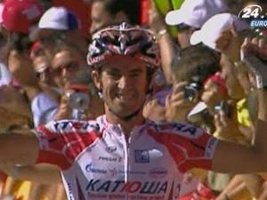 Даніель Морено виграв перший гірський етап