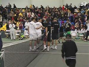 Сборная Украины по теннису: Стаховский, Бубка, Марченко, Смирнов