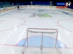 Первый матч сезона Континентальной хоккейной лиги остановили из-за авиатрагедии