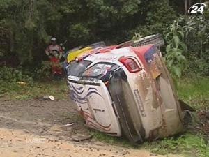 Пилоты "Ситроена" - Леб и Ожье, попали в аварии Пилоты "Ситроена" - Леб и Ожье, попали в аварии