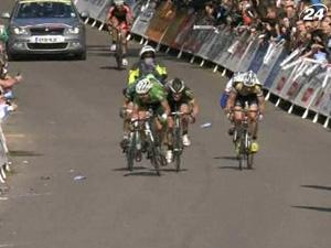 Впервые на нынешнем Tour of Britain своей цели достиг отрыв