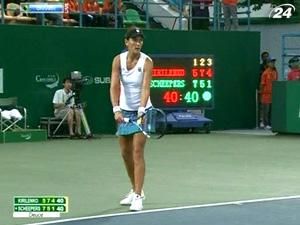Теннис: Первая сеяная Мария Кириленко не сумела пробиться в финал