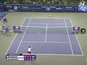 Теннисистка Каролин Возняцки преодолела 2-ой круг турнира Toray Pan Pacific Open