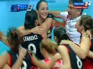 Волейбол: Збірна Росії сенсаційно поступилась туркеням