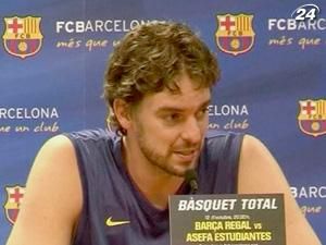 Поу и Марк Газоль начали тренироваться с "Барселоной" Поу и Марк Газоль начали тренироваться с "Барселоной"