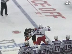 Хоккей: "Рейнджерс" Руслана Федотенко второй раз проиграли в Европе Хоккей: "Рейнджерс" Руслана Федотенко второй раз проиграли в Европе