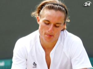 Теннисист Александр Долгополов не сумел пройти в четвертьфинал