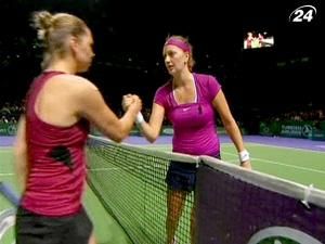 Итоговый теннисный турнир года Квитова начала с победы Итоговый теннисный турнир года Квитова начала с победы