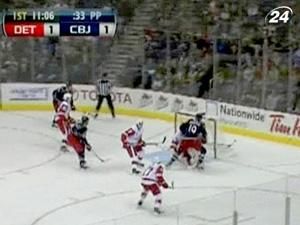 "Коламбус" одержал первую победу в сезоне NHL "Коламбус" одержал первую победу в сезоне NHL