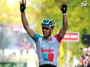 Филипп Жильбер получил награду лучшего велогонщика 2011 года