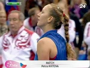 Петра Квитова одержала вторую победу для Чехии