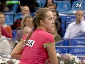 Женские сборные России и Чехии одержали по две победы в Кубке Федерации Женские сборные России и Чехии одержали по две победы в Кубке Федерации