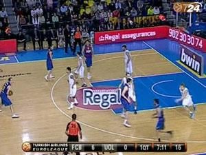 Баскетбол: "Барселона" пробилась в раунд топ-16