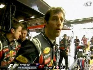 Формула-1: Марк Уэббер выиграл первую волну свободных заездов