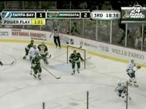 "Міннесота" здолала "Тампу" в рамках Національної хокейної ліги "Міннесота" здолала "Тампу" в рамках Національної хокейної ліги