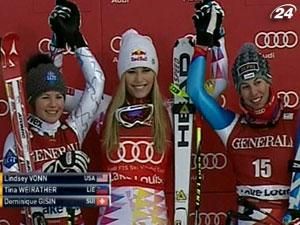 Горные Лыжи: Лиднси Вон одержала вторую победу в сезоне
