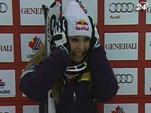 Горные Лыжи: Линдси Вон вышла в лидеры сезона