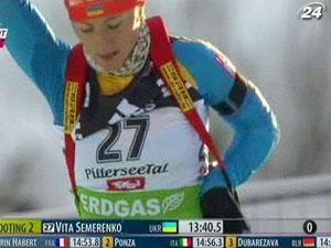 Біатлон: Віта Семеренко фінішувала 5-ою у спринтерській гонці