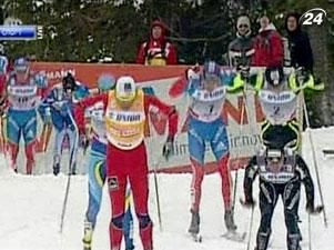 Нортуг и Колонья устроили дуэль в лыжных гонках