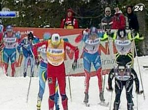 Нортуг и Колонья устроили дуэль в лыжных гонках