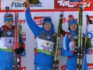 Біатлоністи національної збірної вивели Україну з 20 на 8 місце Біатлоністи національної збірної вивели Україну з 20 на 8 місце