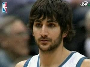 Рики Рубио дебютировал за "Миннесоту" в регулярном чемпионате Рики Рубио дебютировал за "Миннесоту" в регулярном чемпионате