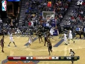 "Шарлот" на останніх секундах поступилася "Маямі" "Шарлот" на останніх секундах поступилася "Маямі"