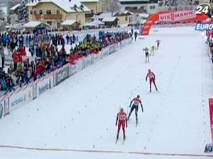 Бьорген выиграла шестой этап гонки Tour de Ski