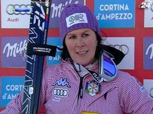 Горные лыжи: Меригетти, триумфировав в даунхилле, победила впервые в карьере