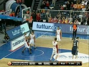 Баскетбол: стамбульські "Галатасарай" та "Ефес Пілсен" зустрілися в першому турі раунду топ-16 