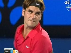 Роджер Федерер вдев’яте поспіль пробився до 1/4 турніру