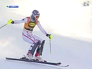 Горные лыжи: Михаэла Кирхгассер впервые победила в слаломе